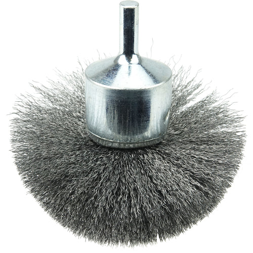 3″ Diameter - Steel Wire Flared End Brush - Exact Tool & Supply