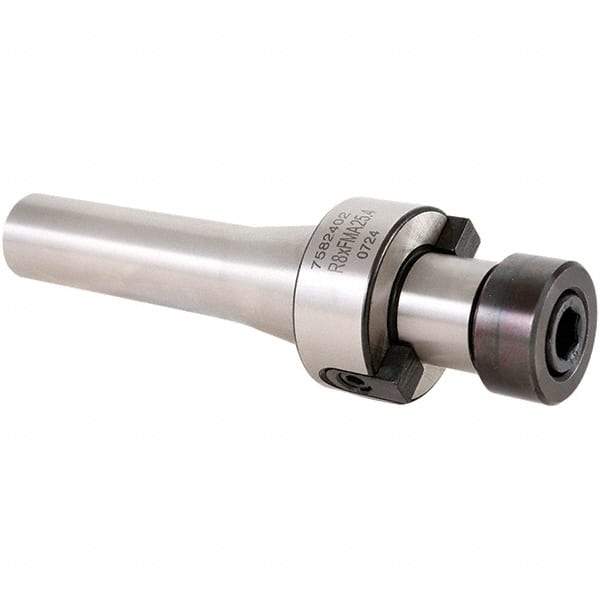 Techniks - R8 Taper Face Mill Holder & Adapter - 3/4" Pilot Diam, 4.7" Arbor Length - Exact Tool & Supply