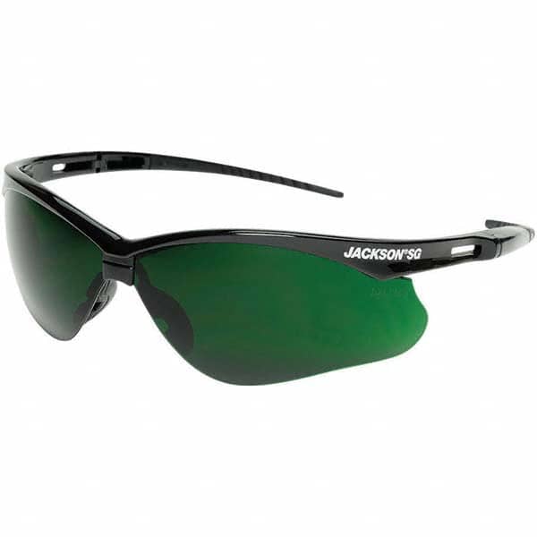 Jackson Safety - Safety Glasses Type: Welding Lens Color Family: Green - Exact Tool & Supply