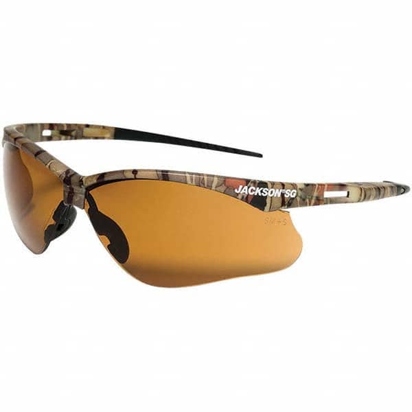Jackson Safety - Safety Glasses Type: Safety Lens Color Family: Brown - Exact Tool & Supply