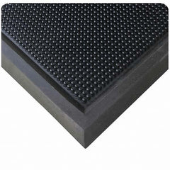 Wearwell - 24" Long x 16" Wide, Natural Rubber Surface, Boot Scrape Surface Entrance Matting - Exact Tool & Supply