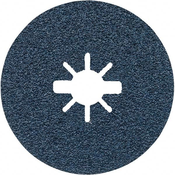 Bosch - Fiber Discs; Disc Diameter (Inch): 4-1/2 ; Abrasive Material: Zirconia Alumina ; Grade: Coarse ; Grit: 40 ; Center Hole Size (Inch): 0 ; Series: X-LOCK - Exact Tool & Supply