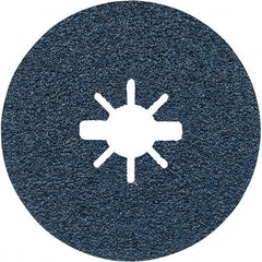 Bosch - Fiber Discs; Disc Diameter (Inch): 4-1/2 ; Abrasive Material: Zirconia Alumina ; Grade: Coarse ; Grit: 40 ; Center Hole Size (Inch): 0 ; Series: X-LOCK - Exact Tool & Supply
