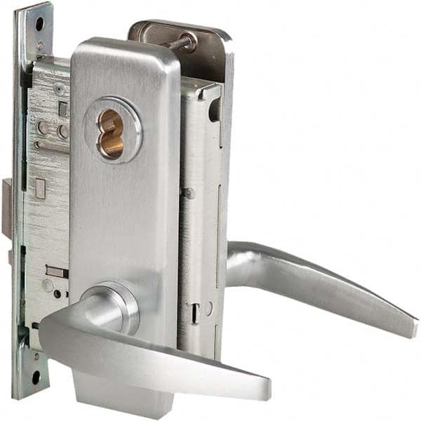 Best - Office Lever Lockset for 1-3/4" Thick Doors - Exact Tool & Supply