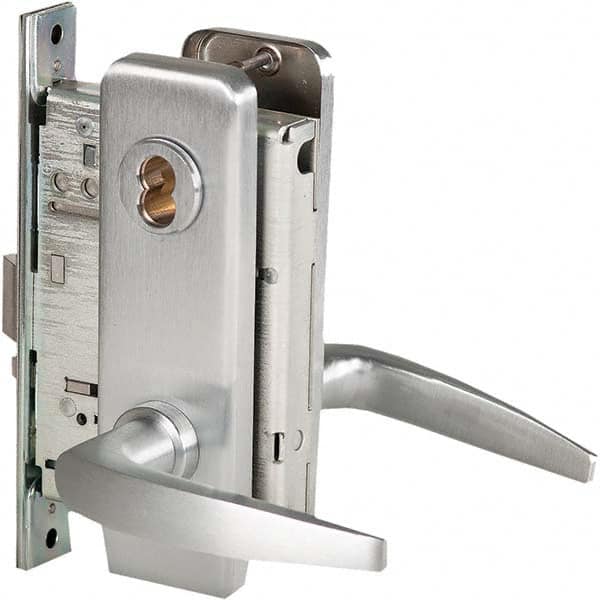 Best - Office Lever Lockset for 1-3/4" Thick Doors - Exact Tool & Supply