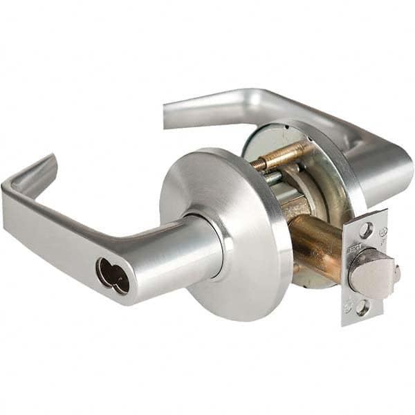 Best - Dormitory Lever Lockset for 1-3/4 to 2-1/4" Thick Doors - Exact Tool & Supply