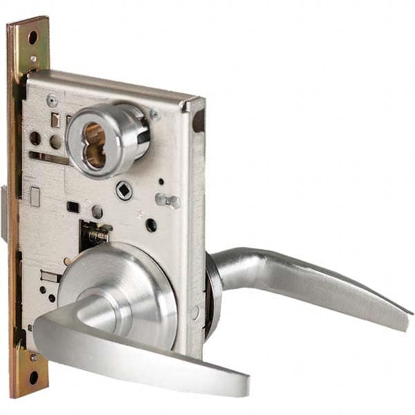 Best - Storeroom Lever Lockset for 1-3/4" Thick Doors - Exact Tool & Supply
