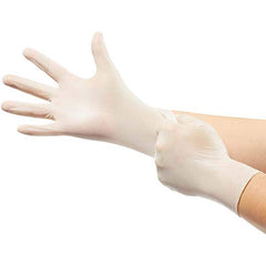 Made in USA - Size L, 3 Mil, Medical Grade, Powder Free Nitrile Disposable Gloves - Exact Tool & Supply