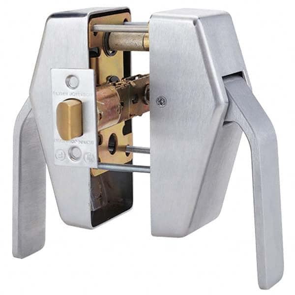 Schlage - 2-5/8" Long x 2-9/16" Wide, All Metal Chasie, Steel Door Pull - Exact Tool & Supply