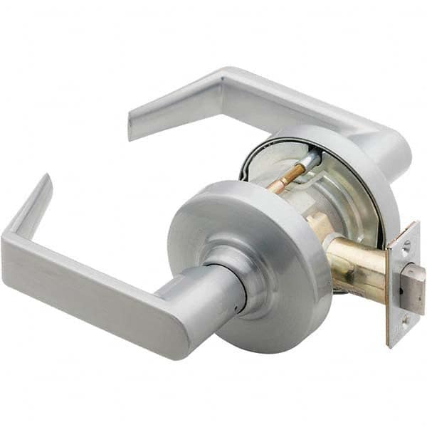 Schlage - Passage Lever Lockset for 1-5/8 to 2-1/8" Thick Doors - Exact Tool & Supply