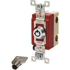 Bryant Electric - Key Switches Switch Type: 4 Tumbler Switch Sequence: On-Off - Exact Tool & Supply