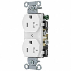 Bryant Electric - Straight Blade Receptacles Receptacle Type: Duplex Receptacle Grade: Commercial - Exact Tool & Supply