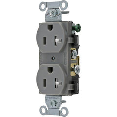 Bryant Electric - Straight Blade Receptacles Receptacle Type: Duplex Receptacle Grade: Commercial - Exact Tool & Supply