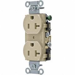 Bryant Electric - Straight Blade Receptacles Receptacle Type: Duplex Receptacle Grade: Commercial - Exact Tool & Supply