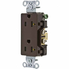 Bryant Electric - Straight Blade Receptacles Receptacle Type: Duplex Receptacle Grade: Commercial - Exact Tool & Supply