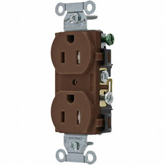 Bryant Electric - Straight Blade Receptacles Receptacle Type: Duplex Receptacle Grade: Commercial - Exact Tool & Supply
