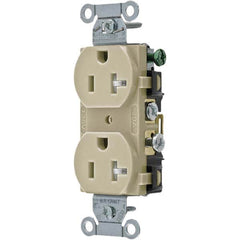 Bryant Electric - Straight Blade Receptacles Receptacle Type: Duplex Receptacle Grade: Commercial - Exact Tool & Supply