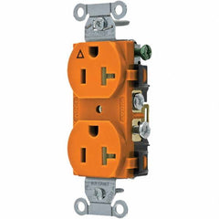 Bryant Electric - Straight Blade Receptacles Receptacle Type: Duplex Receptacle Grade: Commercial - Exact Tool & Supply