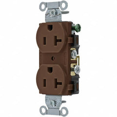 Bryant Electric - Straight Blade Receptacles Receptacle Type: Duplex Receptacle Grade: Commercial - Exact Tool & Supply