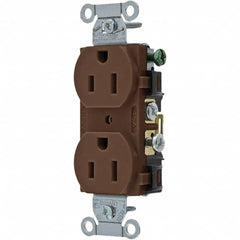 Bryant Electric - Straight Blade Receptacles Receptacle Type: Duplex Receptacle Grade: Commercial - Exact Tool & Supply