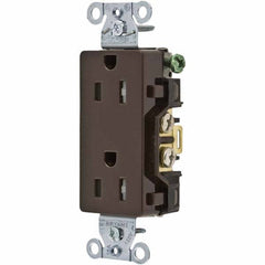 Bryant Electric - Straight Blade Receptacles Receptacle Type: Duplex Receptacle Grade: Commercial - Exact Tool & Supply