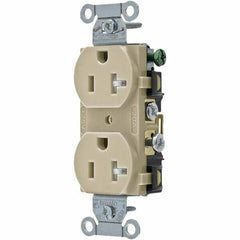 Bryant Electric - Straight Blade Receptacles Receptacle Type: Duplex Receptacle Grade: Commercial - Exact Tool & Supply