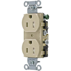 Bryant Electric - Straight Blade Receptacles Receptacle Type: Duplex Receptacle Grade: Commercial - Exact Tool & Supply