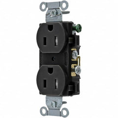 Bryant Electric - Straight Blade Receptacles Receptacle Type: Duplex Receptacle Grade: Commercial - Exact Tool & Supply