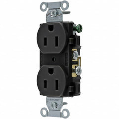 Bryant Electric - Straight Blade Receptacles Receptacle Type: Duplex Receptacle Grade: Commercial - Exact Tool & Supply