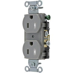Bryant Electric - Straight Blade Receptacles Receptacle Type: Duplex Receptacle Grade: Commercial - Exact Tool & Supply