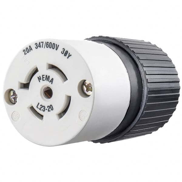 Bryant Electric - Twist Lock Plugs & Connectors Connector Type: Connector Grade: Industrial - Exact Tool & Supply