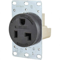 Bryant Electric - Straight Blade Receptacles Receptacle Type: Single Receptacle Grade: Industrial - Exact Tool & Supply