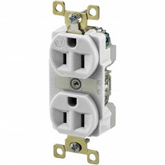 Bryant Electric - Straight Blade Receptacles Receptacle Type: Duplex Receptacle Grade: Industrial - Exact Tool & Supply