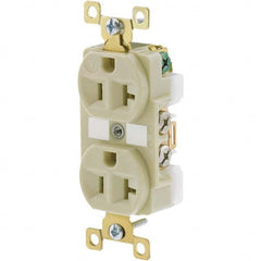 Bryant Electric - Straight Blade Receptacles Receptacle Type: Duplex Receptacle Grade: Industrial - Exact Tool & Supply