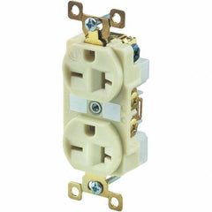 Bryant Electric - Straight Blade Receptacles Receptacle Type: Duplex Receptacle Grade: Industrial - Exact Tool & Supply
