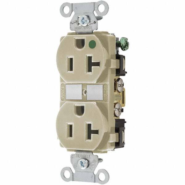 Bryant Electric - Straight Blade Receptacles Receptacle Type: Duplex Receptacle Grade: Hospital - Exact Tool & Supply