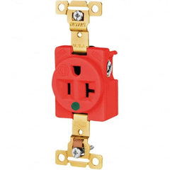Bryant Electric - Straight Blade Receptacles Receptacle Type: Single Receptacle Grade: Hospital - Exact Tool & Supply