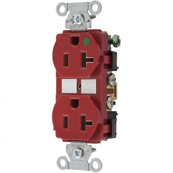 Bryant Electric - Straight Blade Receptacles Receptacle Type: Duplex Receptacle Grade: Hospital - Exact Tool & Supply