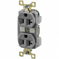 Bryant Electric - Straight Blade Receptacles Receptacle Type: Duplex Receptacle Grade: Industrial - Exact Tool & Supply