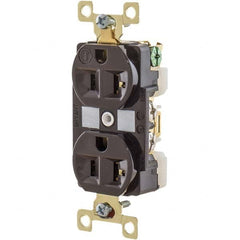Bryant Electric - Straight Blade Receptacles Receptacle Type: Duplex Receptacle Grade: Industrial - Exact Tool & Supply