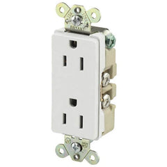 Bryant Electric - Straight Blade Receptacles Receptacle Type: Duplex Receptacle Grade: Industrial - Exact Tool & Supply