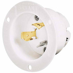 Bryant Electric - Twist Lock Plugs & Connectors Connector Type: Inlet Grade: Industrial - Exact Tool & Supply