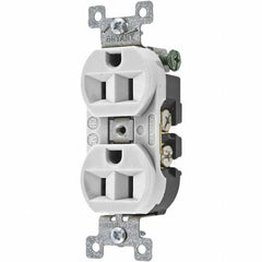 Bryant Electric - Straight Blade Receptacles Receptacle Type: Duplex Receptacle Grade: Specification - Exact Tool & Supply