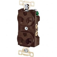 Bryant Electric - Straight Blade Receptacles Receptacle Type: Duplex Receptacle Grade: Industrial - Exact Tool & Supply