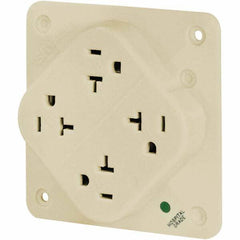 Bryant Electric - Straight Blade Receptacles Receptacle Type: Fourplex Receptacle Grade: Hospital - Exact Tool & Supply