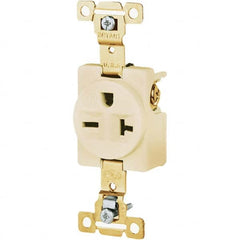 Bryant Electric - Straight Blade Receptacles Receptacle Type: Single Receptacle Grade: Industrial - Exact Tool & Supply