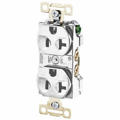 Bryant Electric - Straight Blade Receptacles Receptacle Type: Duplex Receptacle Grade: Industrial - Exact Tool & Supply