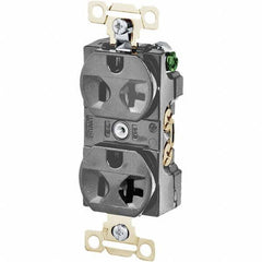 Bryant Electric - Straight Blade Receptacles Receptacle Type: Duplex Receptacle Grade: Industrial - Exact Tool & Supply