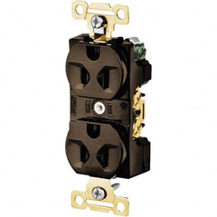 Bryant Electric - Straight Blade Receptacles Receptacle Type: Duplex Receptacle Grade: Industrial - Exact Tool & Supply