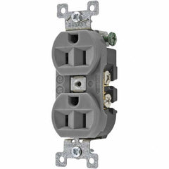 Bryant Electric - Straight Blade Receptacles Receptacle Type: Duplex Receptacle Grade: Specification - Exact Tool & Supply
